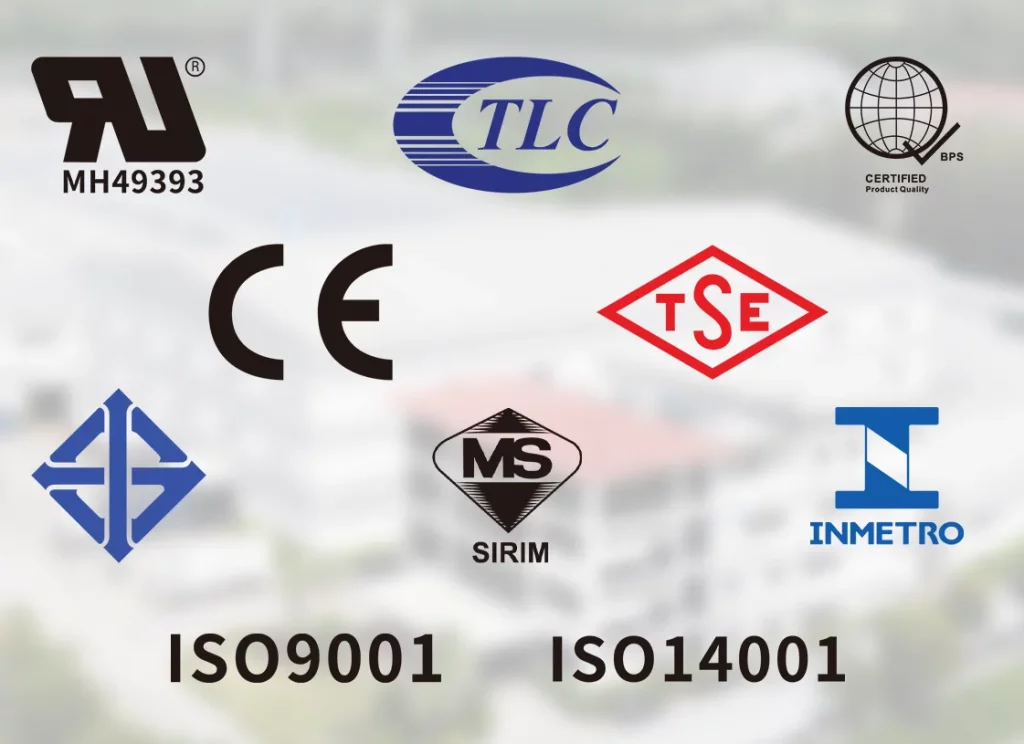 Thaihuawei battery global certificates
